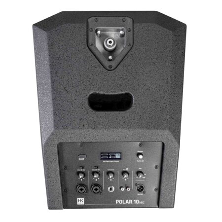 Subwoofer da 10” a lunga escursione, 6 midrange da 3” e un tweeter a tromba da 1” Polar 10 HK AUDIO