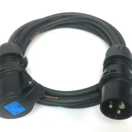 PROLUNGA CEE 16A. 230V. mono neoprene IP44 10 mt. cavo 2,5 x 3 mm