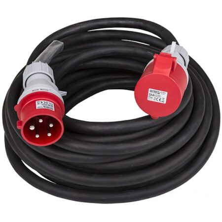 PROLUNGA CEE 16A. 400V. pentapolare neoprene IP54 10 mt. cavo 2,5 x 5 mm