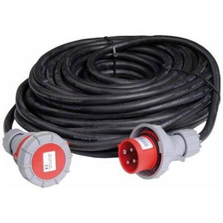 PROLUNGA CEE 36A. 400V. pentapolare neoprene IP65 10 mt. 6 mmq