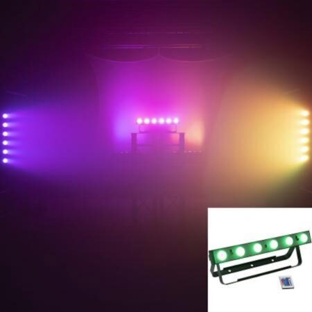 BARRA EUROLITE BATTERY WI-FI DMX RGBW da 6X8 W