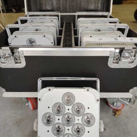 Wall Washer RGBWA 12x9W. a batteria